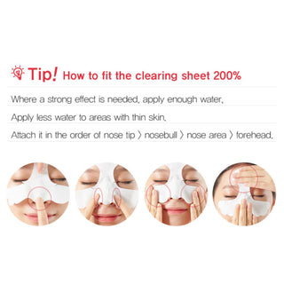 Pachet 3 plasturi pentru indepartarea punctelor negre si albe de pe nas in 3 pasi, marime mare, TAKO PACK, Nightingale