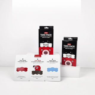 Pachet 3 plasturi pentru indepartarea punctelor negre si albe de pe nas in 3 pasi, marime mare, TAKO PACK, Nightingale