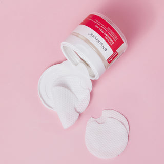 Dischete pentru curatarea delicata a tenului, cu efect exfoliant si hidratant, Daily Derma, Nightingale, 270 ml/ 70 dischete