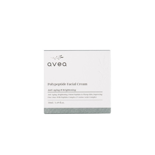 Crema pentru fata cu polipeptide, cu efect anti-aging & iluminare, Avea, 50 ml