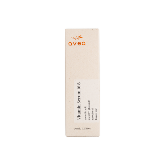 Ser antioxidant & iluminator cu acid ascorbic, Ascorbyl Glucoside, tocoferol si acid ferulic, Avea Vitamin Serum 16.5%, Avea, 20 ml