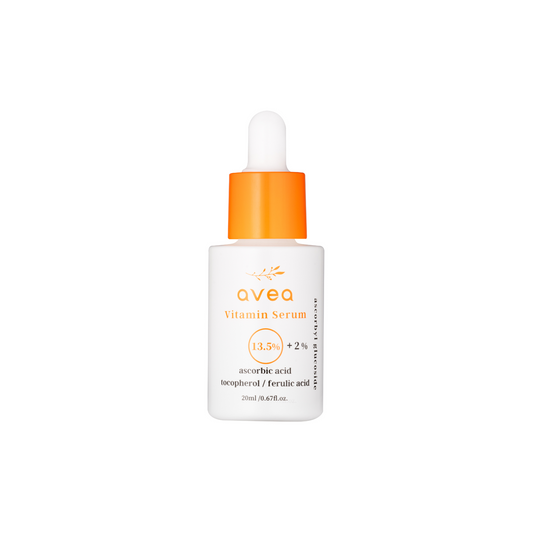 Ser antioxidant & iluminator cu acid ascorbic, Ascorbyl Glucoside, tocoferol si acid ferulic, Avea Vitamin Serum 16.5%, Avea, 20 ml