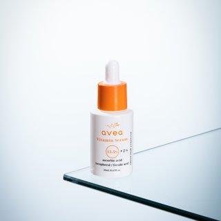 Ser antioxidant & iluminator cu acid ascorbic, Ascorbyl Glucoside, tocoferol si acid ferulic, Avea Vitamin Serum 16.5%, Avea, 20 ml