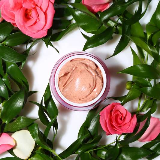 Masca exfolianta delicata pentru ten radiant, Rose Coconut, When Beauty, 50 ml