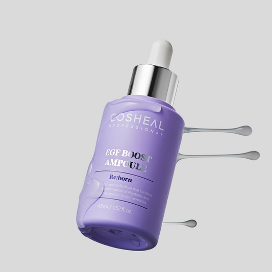 Ser antirid cu Oligo-peptide & 16 tipuri de aminoacizi, EGF Boost Ampoule, Re:born, Cosheal Professional, 45 ml
