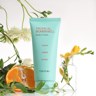 Crema hidratanta pentru corp, cu vitamine si colagen, Tropical Bombshell, Trimay, 200 ml