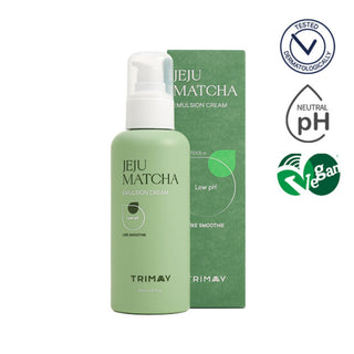 Crema tip emulsie cu pH scazut si efect calmant, Jeju Matcha, Trimay, 150 ml