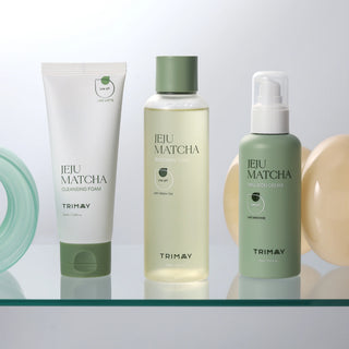 Crema tip emulsie cu pH scazut si efect calmant, Jeju Matcha, Trimay, 150 ml