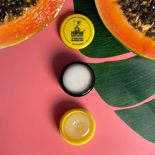 Exfoliant & Balsam pentru buze cu ricin si aloe vera, Dr.PAWPAW, 16 ml