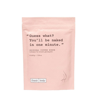 Exfoliant pentru corp, efect de netezire si stralucire, Original Coffee Scrub, Frank Body, 200 g
