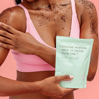 Exfoliant pentru corp, efect de netezire si stralucire, Coconut Coffee Scrub, Frank Body, 200 g