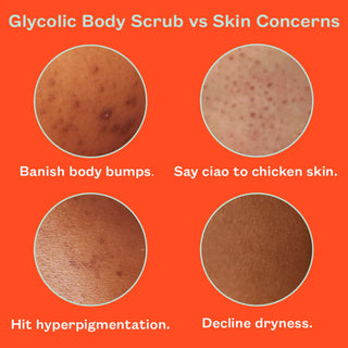 Exfoliant pentru corp Glycolic, cu AHA & niacinamida, pentru piele luminoasa, Frank Body, 250 g