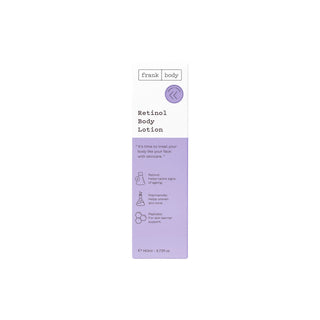 Lotiune pentru corp cu retinol, cu efect de imbunatatire a aspectului pielii, Frank Body, 140 ml