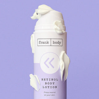 Lotiune pentru corp cu retinol, cu efect de imbunatatire a aspectului pielii, Frank Body, 140 ml