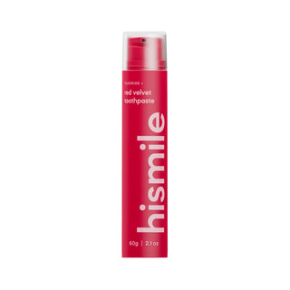 Pasta de dinti cu fluor si aroma de tort, Red Velvet, Hismile, 60 g