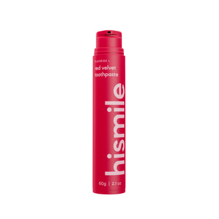 Pasta de dinti cu fluor si aroma de tort, Red Velvet, Hismile, 60 g