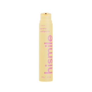 Pasta de dinti cu fluor si aroma de banane, Banana, Hismile, 60 g