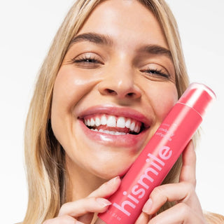 Pasta de dinti cu fluor si aroma de capsune, Strawberry, Hismile, 60 g