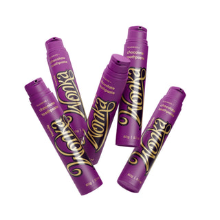 Pasta de dinti cu fluor si aroma de ciocolata, Wonka Chocolate, Hismile, 60 g