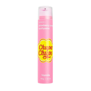 Pasta de dinti cu fluor si aroma de capsune & frisca, Chupa Chup Strawberry & Cream, Hismile, 60 g