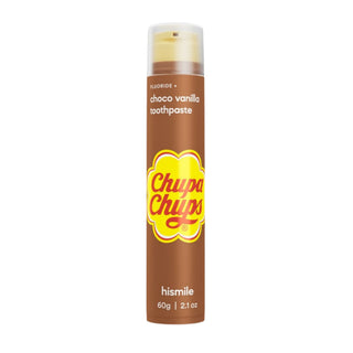 Pasta de dinti cu fluor si aroma de ciocolata & vanilie, Chupa Chups Choco Vanilla, Hismile, 60 g