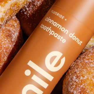 Pasta de dinti cu fluor si aroma de scortisoara, Cinnamon Donut, Hismile, 60 g