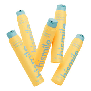 Pasta de dinti cu fluor si aroma de lamaie, Lemon Twist, Hismile, 60 g