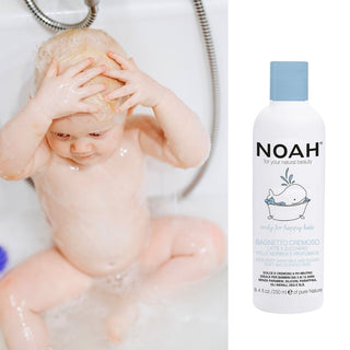 Gel de dus cremos cu lapte & zahar pentru copii , Noah, 250 ml