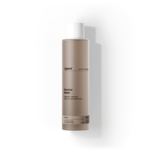 Apa micelara cu 2% niacinamida & 1% apa marina, Apeer, 200 ml