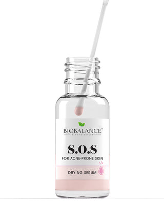 S.O.S. Drying Serum, Ser pentru Uscarea Acneei, Bio Balance, 20 ml