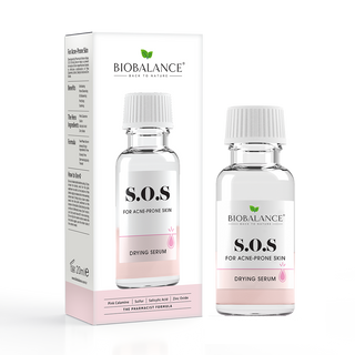 S.O.S. Drying Serum, Ser pentru Uscarea Acneei, Bio Balance, 20 ml