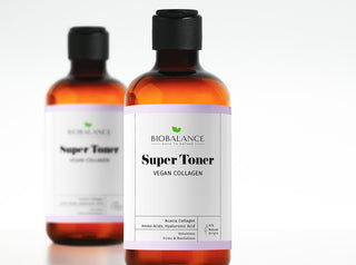 Super Toner Vegan Collagen, pentru Fermitate, Volumizare si Revitalizare, pentru Toate Tipurile de Ten, Bio Balance, 250 ml