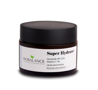 Super Hydrator Crema reparatoare intensiv hidratanta, cu Ceramide 0.2% + Vitamina F 1%, Bio Balance, 50 ml