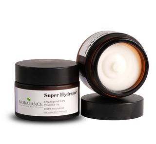 Super Hydrator Crema reparatoare intensiv hidratanta, cu Ceramide 0.2% + Vitamina F 1%, Bio Balance, 50 ml