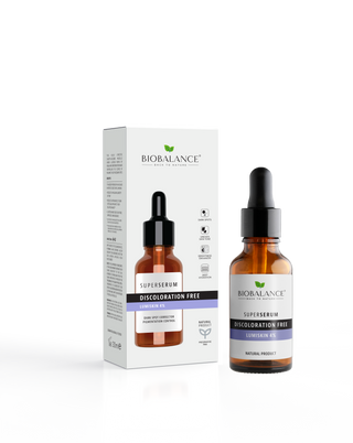 Super Serum Discoloration Free cu Lumiskin 4%, Hidratant, Impotriva Petelor Pigmentare, Bio Balance, 30 ml