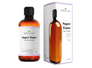 Super Toner Vegan Collagen, pentru Fermitate, Volumizare si Revitalizare, pentru Toate Tipurile de Ten, Bio Balance, 250 ml