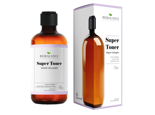 Super Toner Vegan Collagen, pentru Fermitate, Volumizare si Revitalizare, pentru Toate Tipurile de Ten, Bio Balance, 250 ml