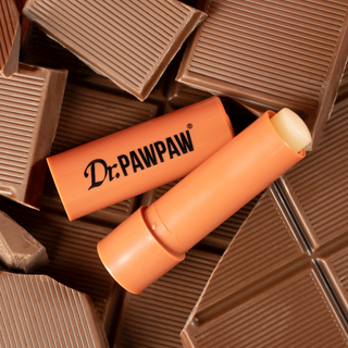 Balsam pentru buze cu aroma de ciocolata si pawpaw ulei de ricin si aloe vera Dr.PAWPAW