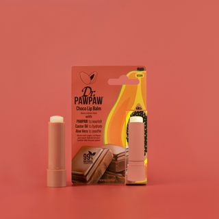 Balsam pentru buze cu aroma de ciocolata si pawpaw ulei de ricin si aloe vera Dr.PAWPAW