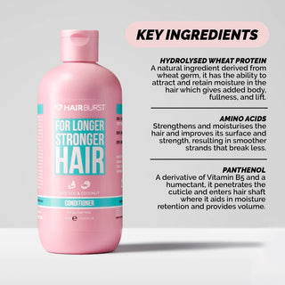 Set Sampon & Balsam pentru Fortifierea si Accelerarea Cresterii Parului, Hairburst, 350 ml x 2