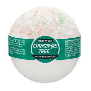 Bila de baie cu vitamina E si ulei de brad, Christmas Tree, Beauty Jar, 150 g