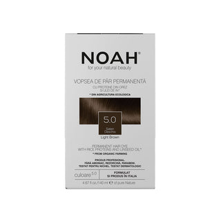 Vopsea de par naturala, Saten deschis 5.0, Noah, 140 ml