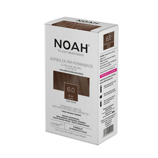 Vopsea de par naturala, Blond inchis, 6.0,Noah, 140 ml