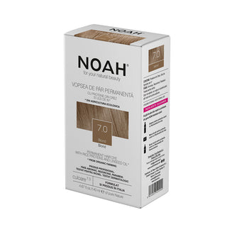 Vopsea de par naturala, Blond, 7.0, Noah, 140 ml