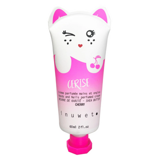 Crema hidratanta pentru maini si unghii cu parfum de cirese Cerise Inuwet