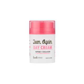 Crema de zi hidratanta cu peptide si colagen Teen Again, Look At Me, 50ml