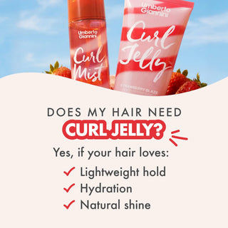 Umberto Giannini Curl Jelly Strawberry Glaze Spray parfumat hidratant pentru parul cret, 150 ml