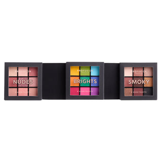 Ultimate Collection, Set 3 Mini Palete Farduri Vegane, 3 x 9 Nuante, Profusion Cosmetics, 164 gr