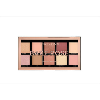 Bare Rose, Paleta Farduri Vegane 10 Nuante, Profusion Cosmetics, 103 gr