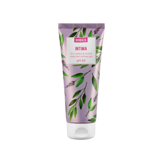 Gel intim natural 2 in 1 pentru curatarea si epilarea zonei intime cu pH 4.0 Intima Biobaza